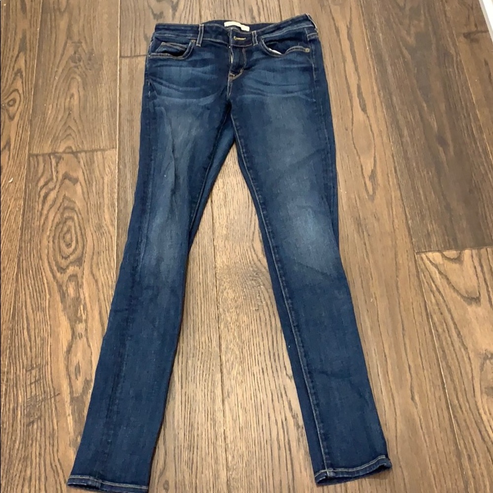 Rich and Skinny Jeans. Dark denim.